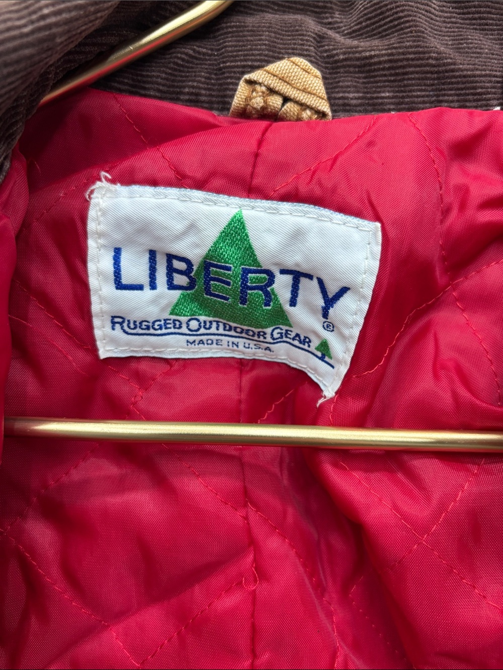 Liberty Insulated Brown Coverall with Red Lining - Picture 5 of 6